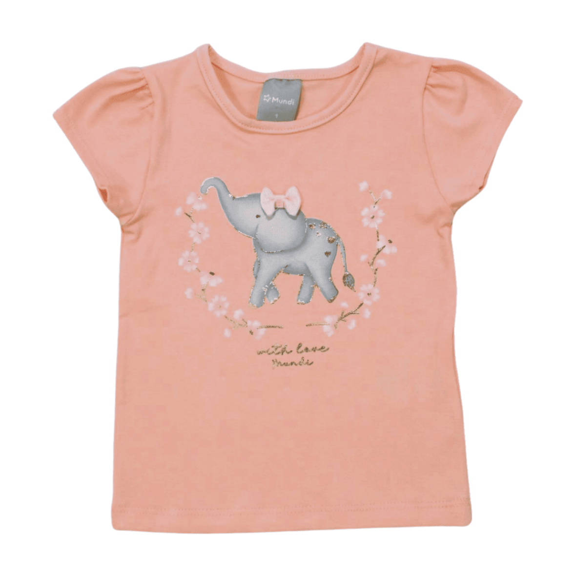 Blusa Manga Curta Estampa Elefante 26433 – Brandili Mundi