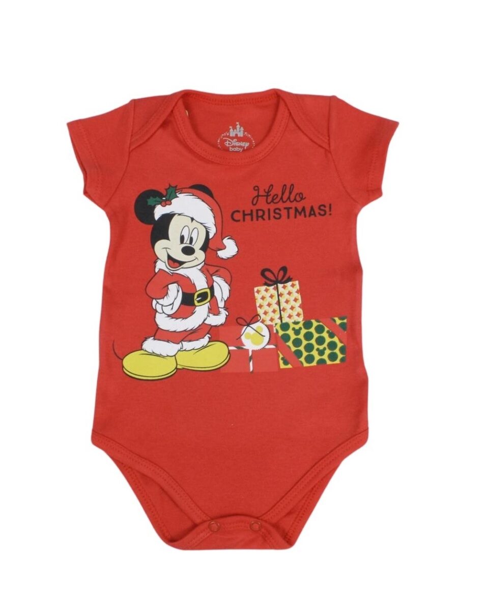 Body Manga Curta Estampado Mickey Natalino D6134 – Marlan