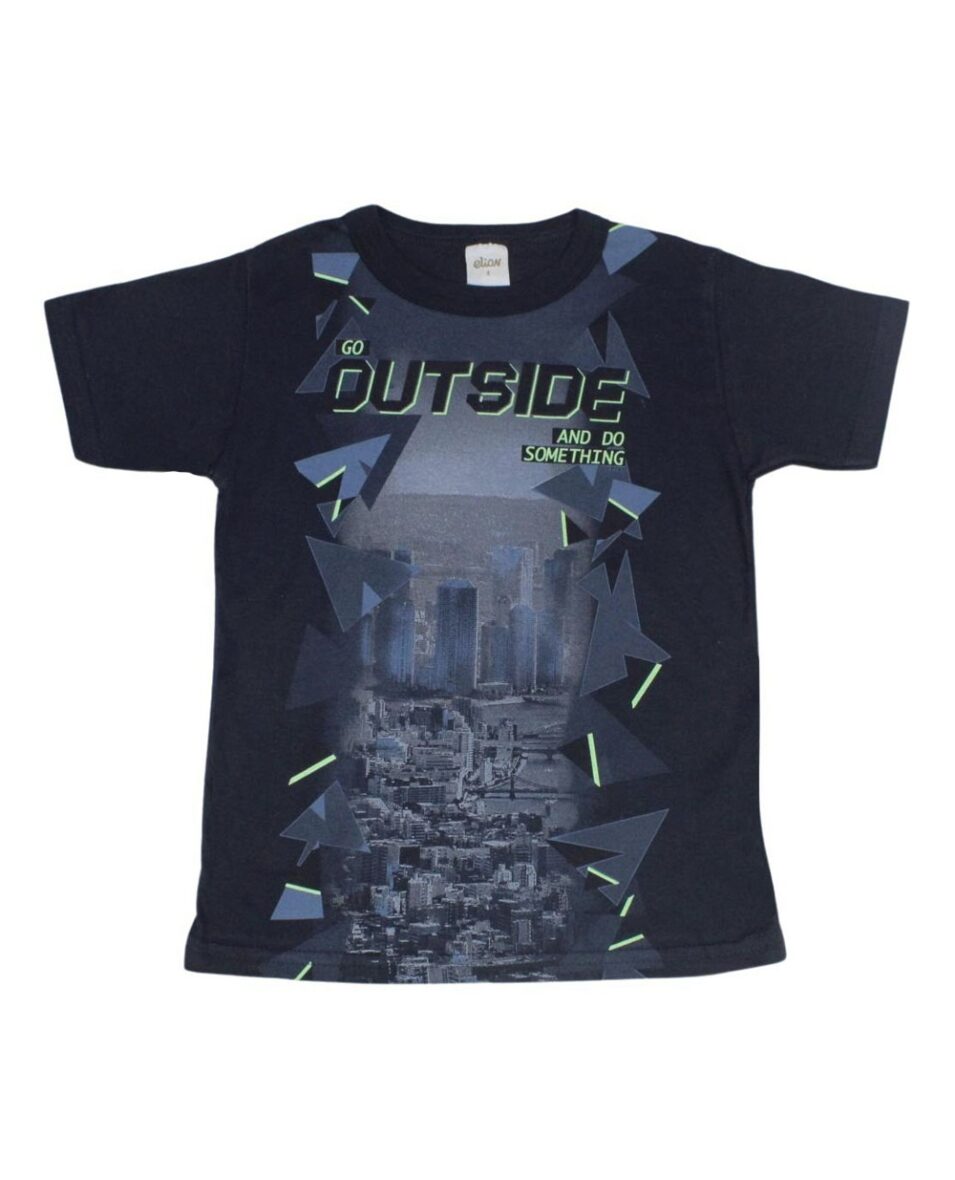 Camiseta Manga Curta Estampada Outside 221149 – Elian