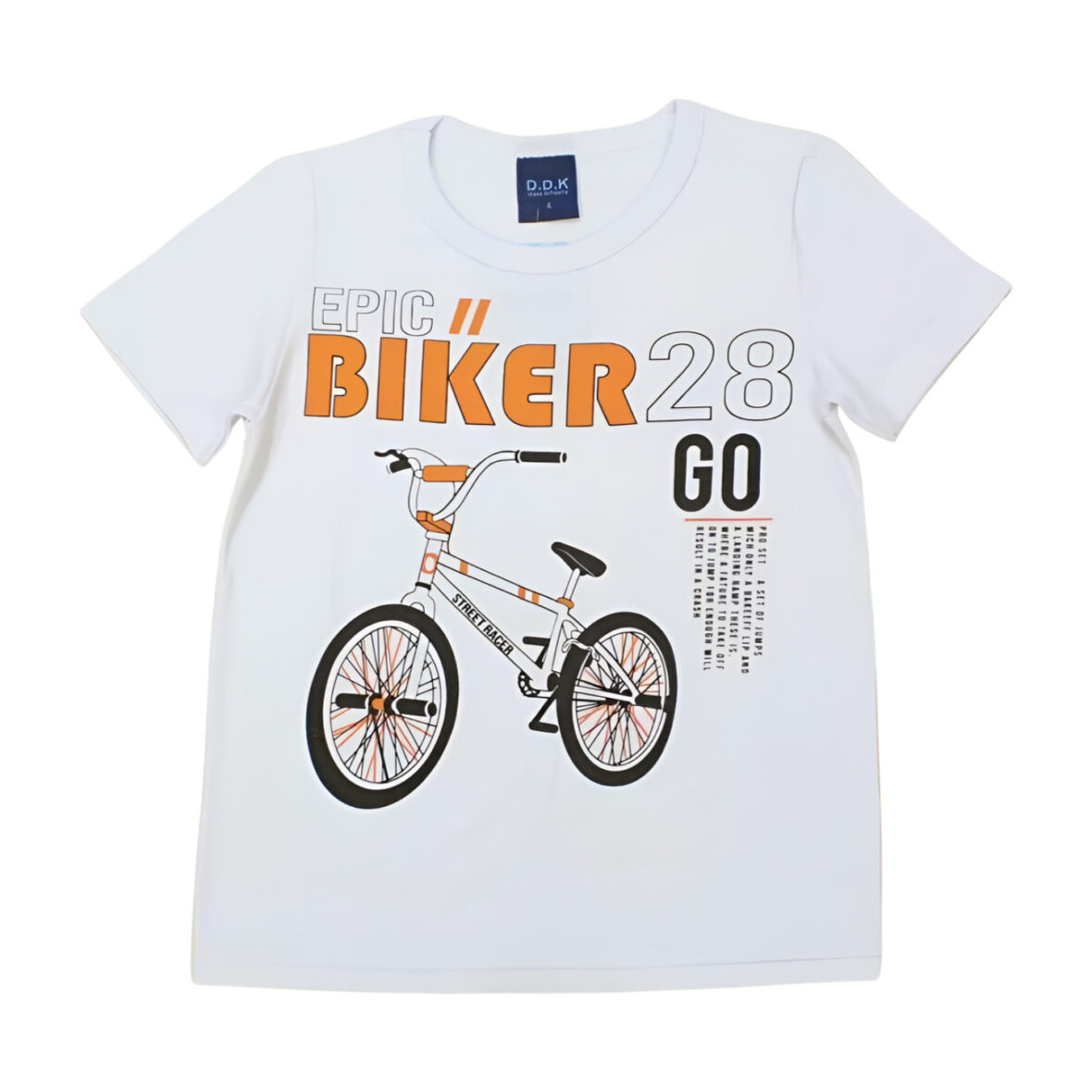 Camiseta Manga Curta Estampa Bike 1534515 – Duduka