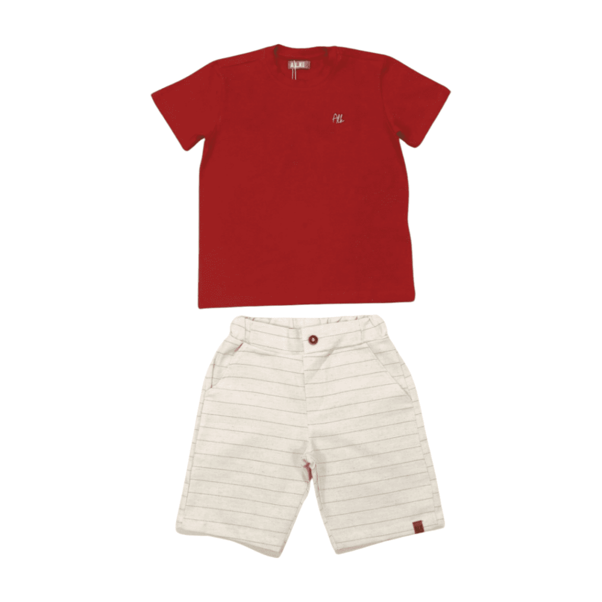 Conjunto Camiseta e Bermuda Tecido 22178 – Alekids