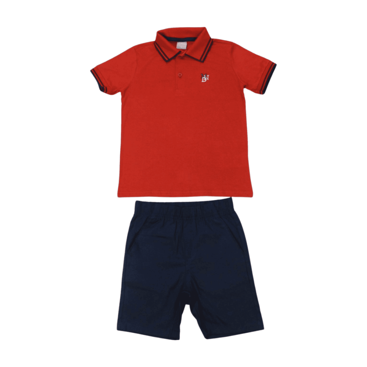 Conjunto Masculino Polo e Bermuda Sarja 26221 – Brandili Mundi