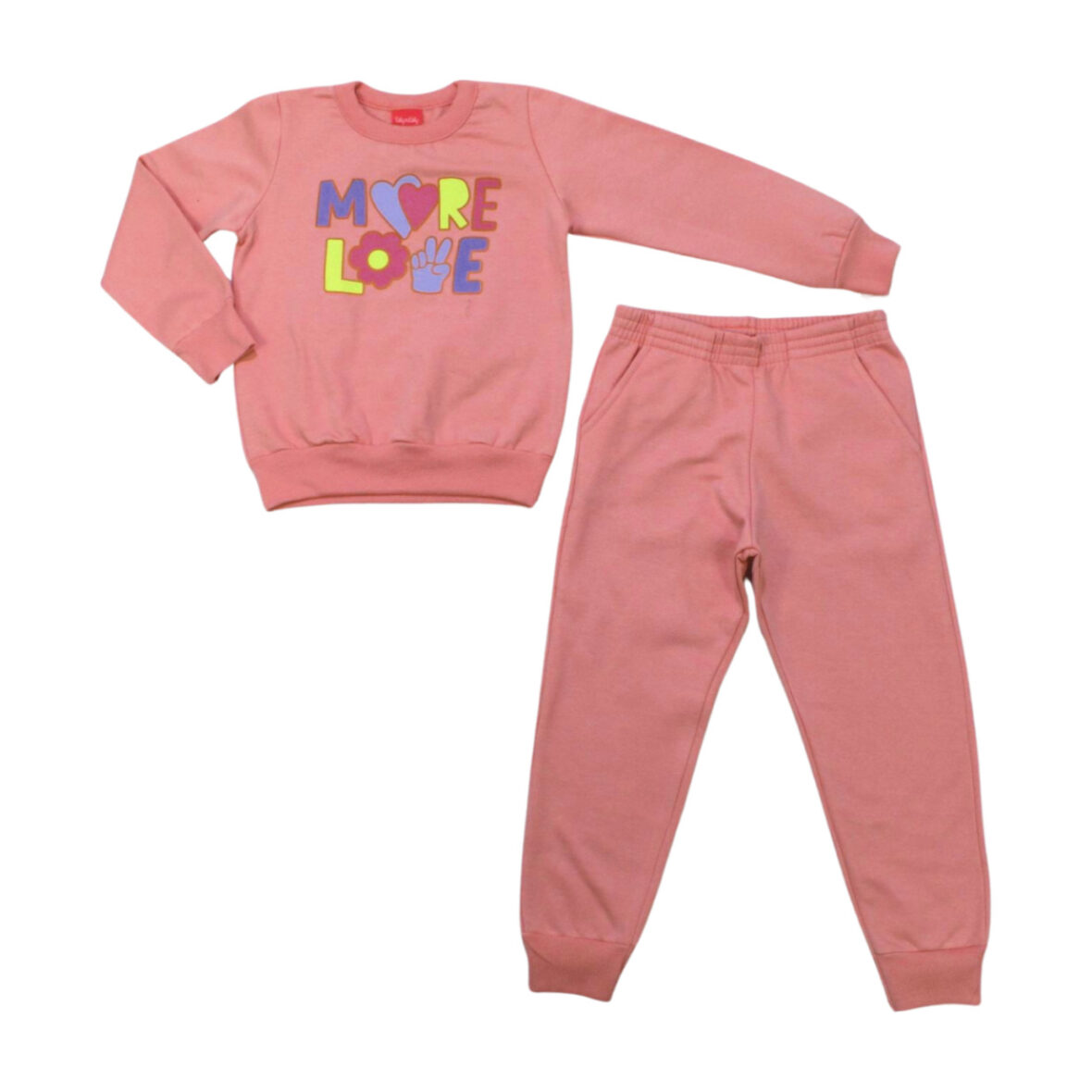 Conjunto Moletom Feminino Love 60973 – Kely Kety