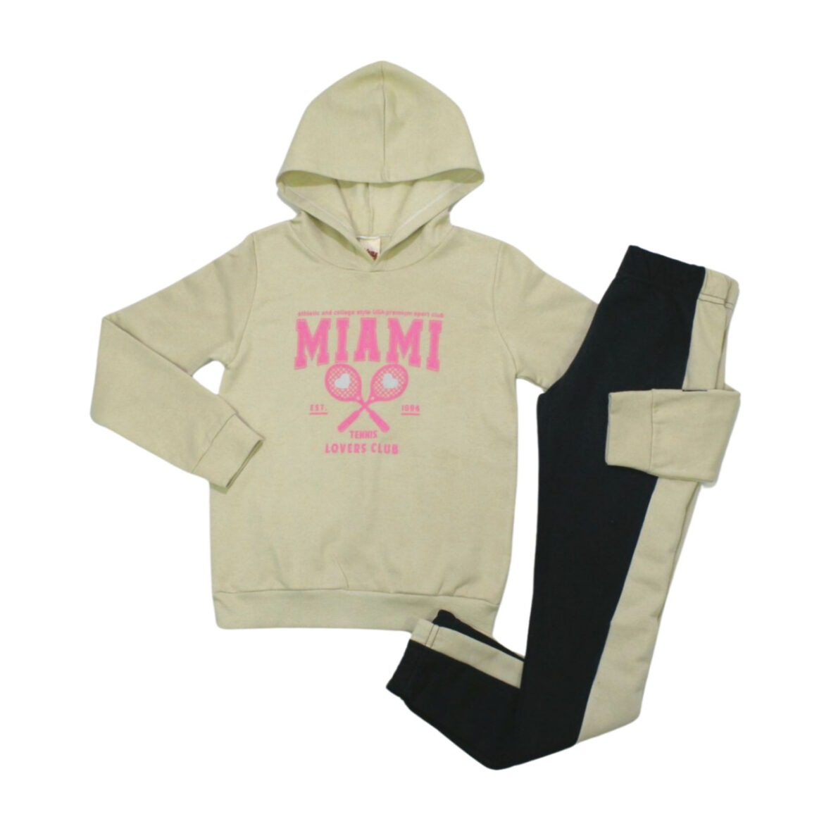 Conjunto Moletom Feminino Miami com Capuz 8421 – Livy