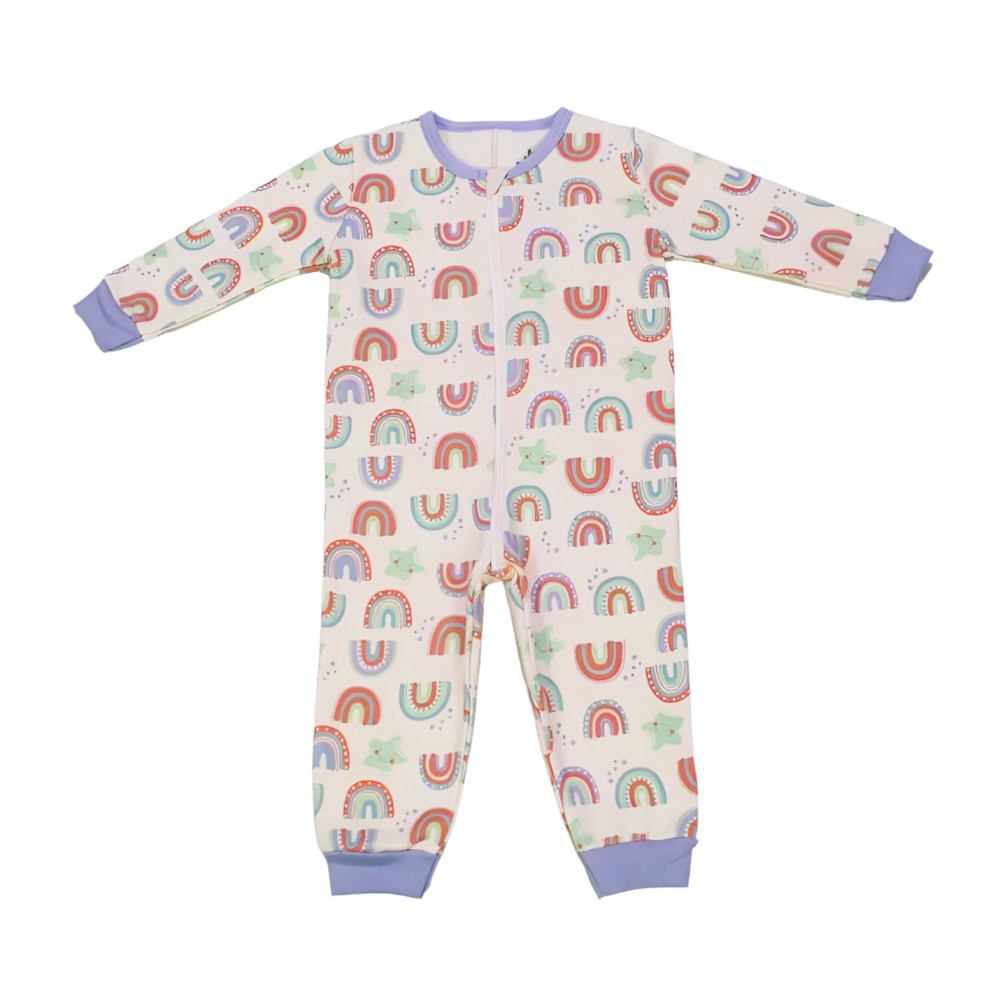 Pijama Macacão Moletom Feminino Estampa Urso e Arco 54808 – Brandili