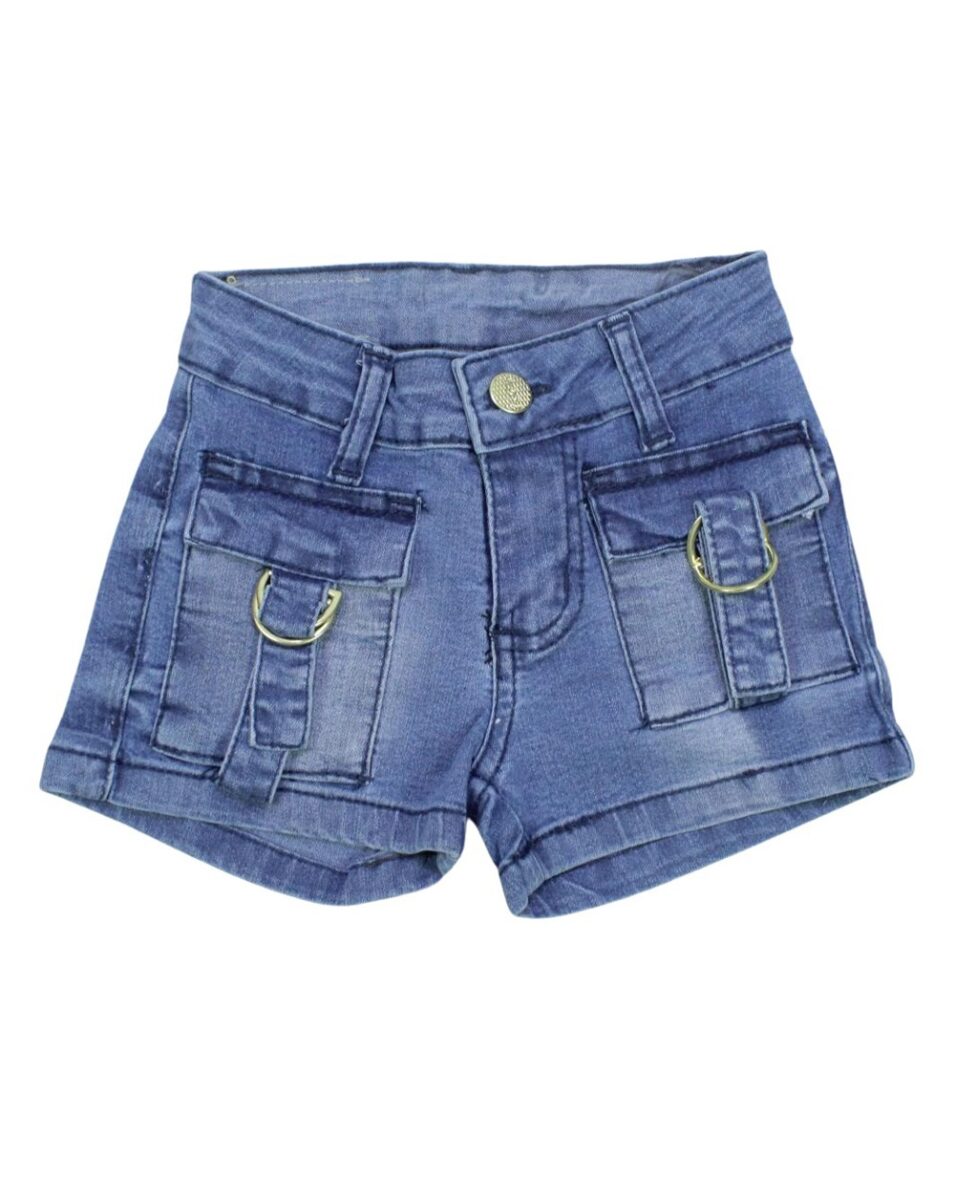 Shorts Jeans Feminino com Bolso 9094 – Via Onix