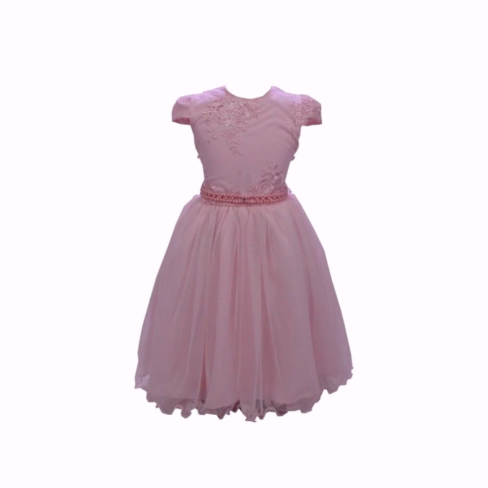 Vestido de Festa com Tule Bordado H1093 – Heloisa