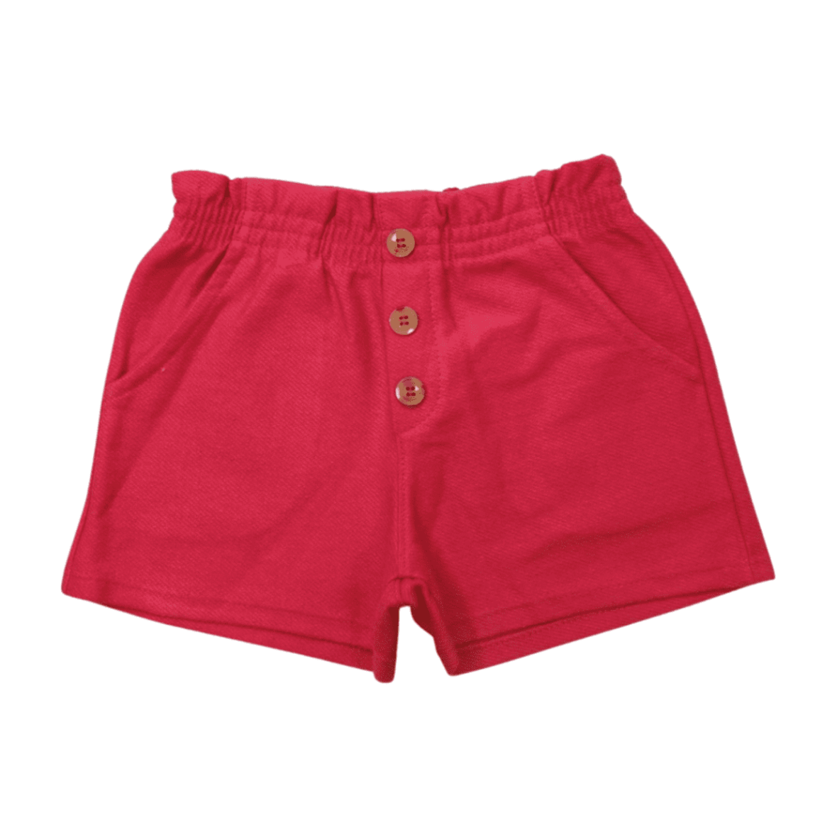 Shorts Moletinho Sarjado com Botões 46024 – Kely Kety