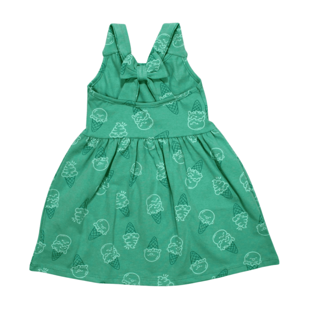 Vestido Alça Estampado Sorvetes 04084 – Dila