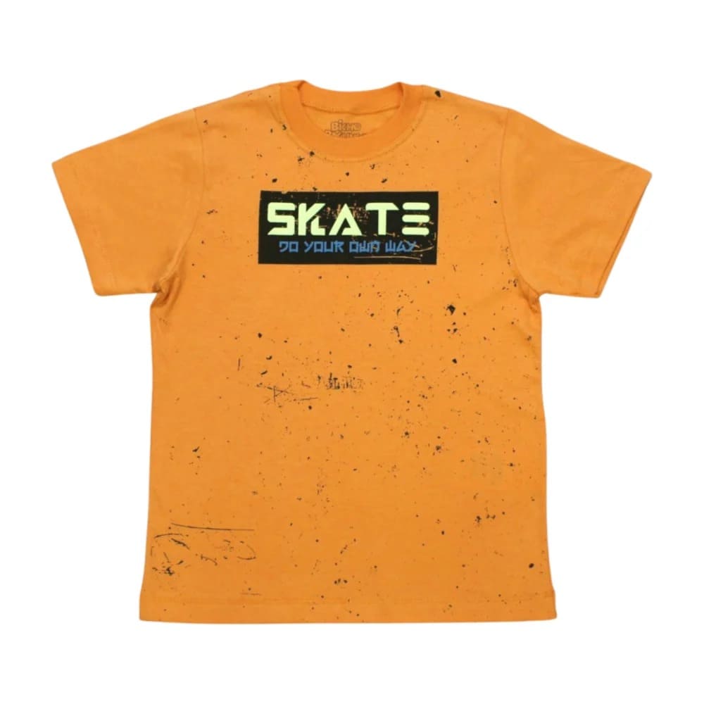 Camiseta Manga Curta Estampa Skate 4307 – Bicho Bagunça