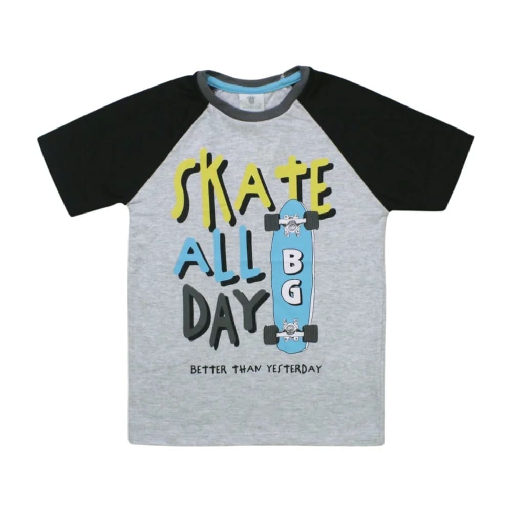 Camiseta Manga Curta Estampa Skate 6842 – By Gus