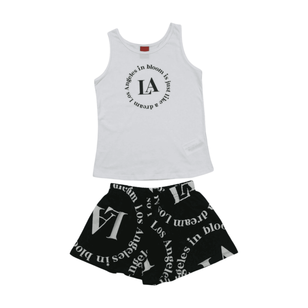 Conjunto Feminino Blusa e Shorts Estampado 1000253 – Kyly