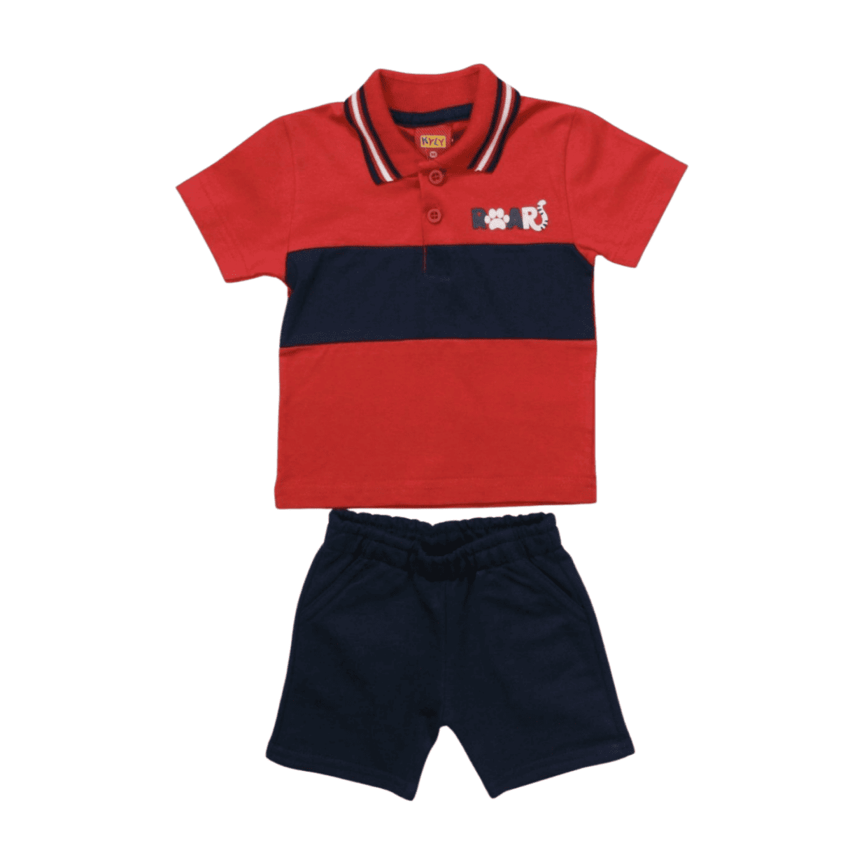 Conjunto Masculino Polo Roars e Bermuda Moletinho 1000371 - Kyly