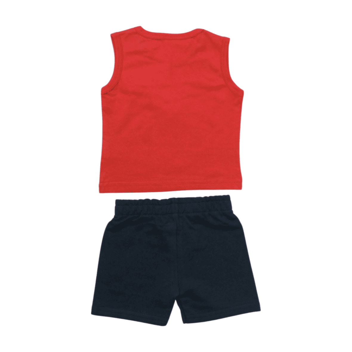 Conjunto Masculino Regata Estampada Barcos e Bermuda Moletinho 1000354 – Kyly