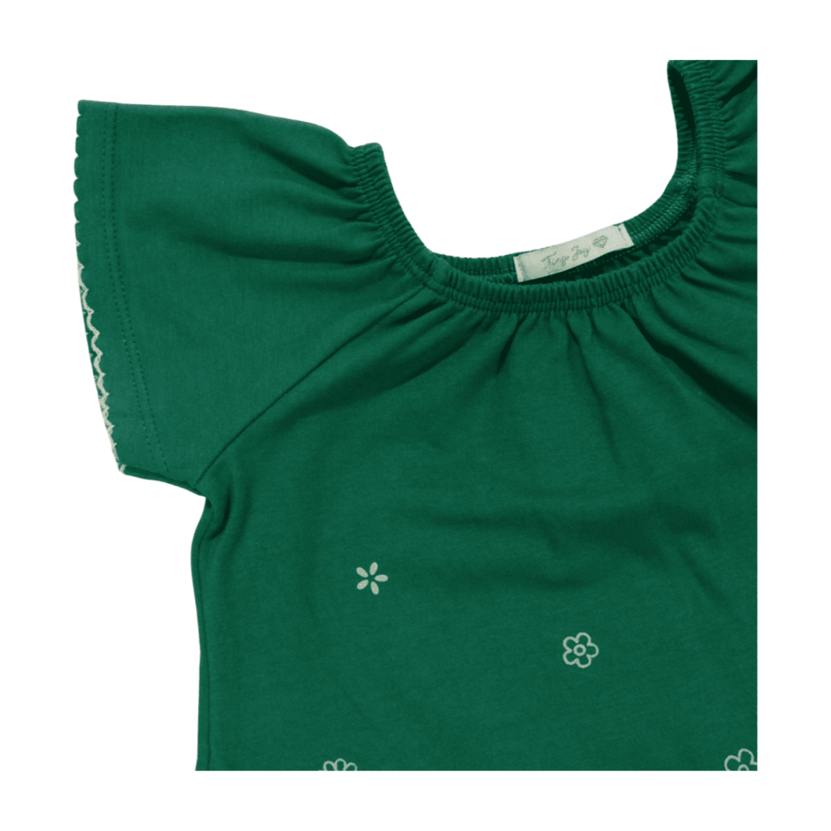 Vestido Manga Curta Estampado Flores 11520 – Tiny Joy