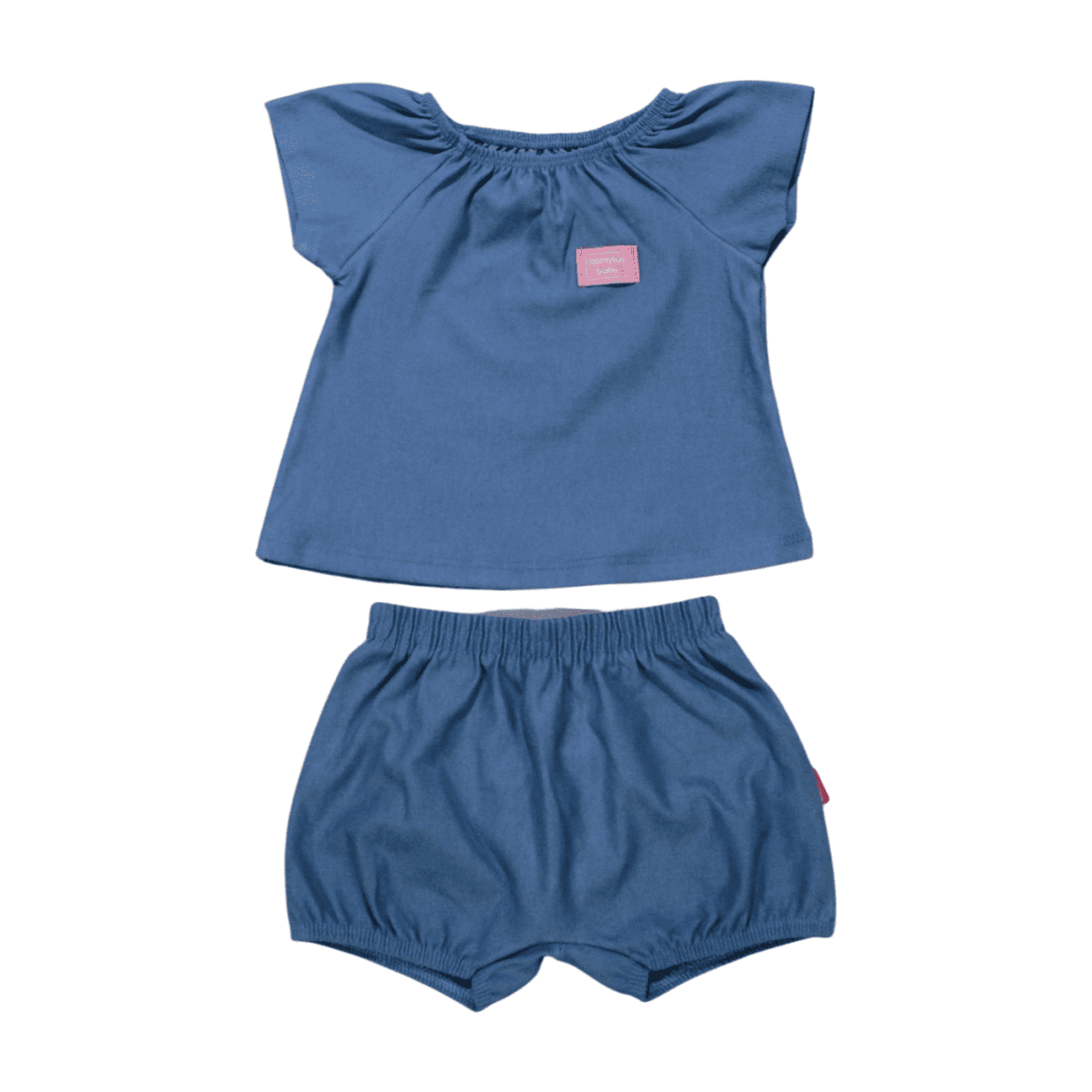 Conjunto Feminino Blusa e Shorts Cotton Jeans 53729 - Kamylus