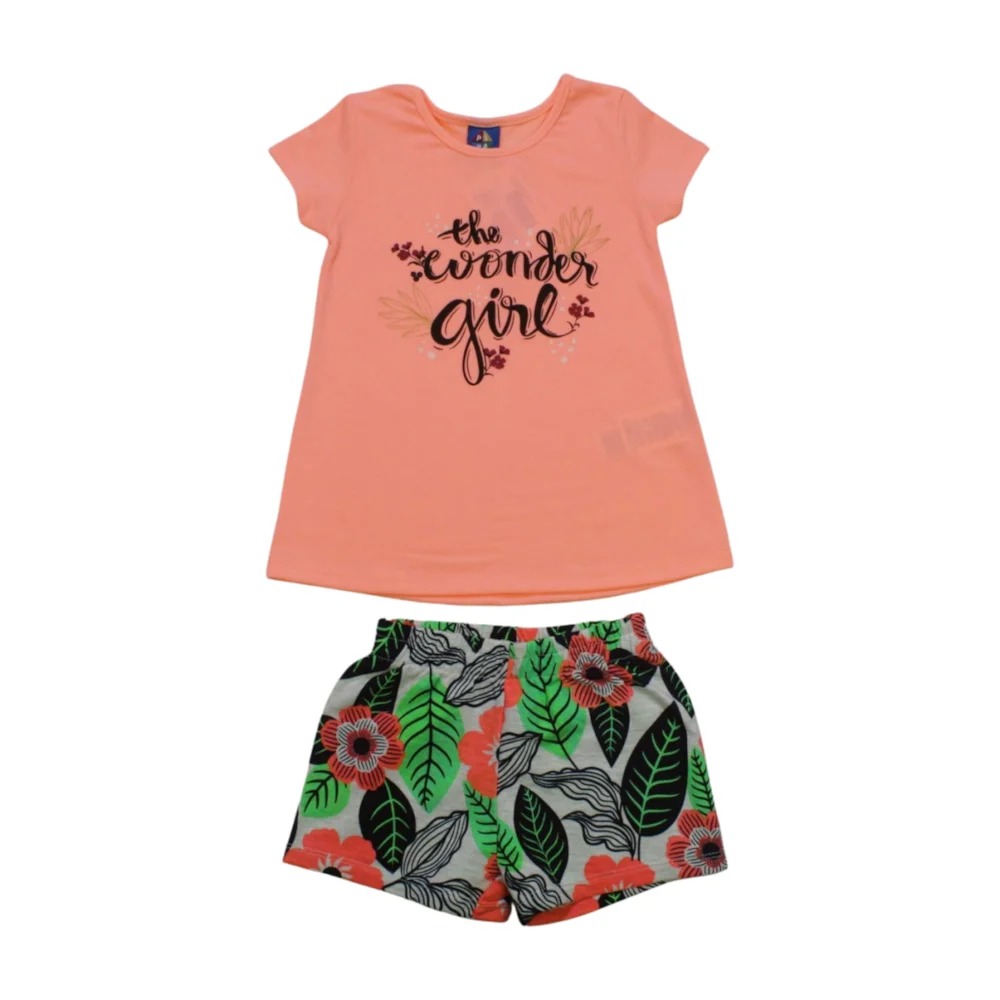 Conjunto Feminino Blusa e Shorts Estampas Sortidas 9000872 – Pipa