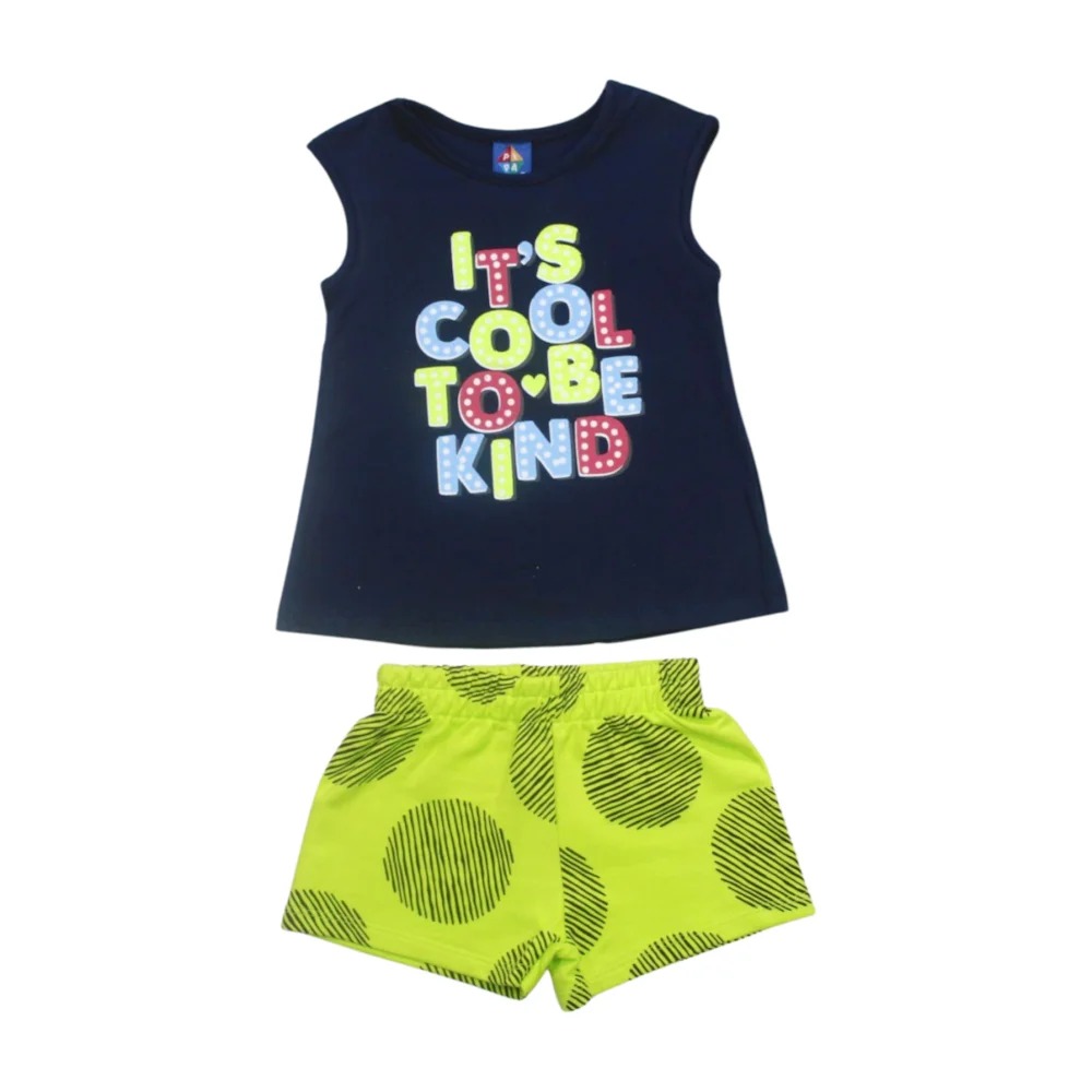 Conjunto Feminino Blusa e Shorts Estampas Sortidas 9001326 – Pipa