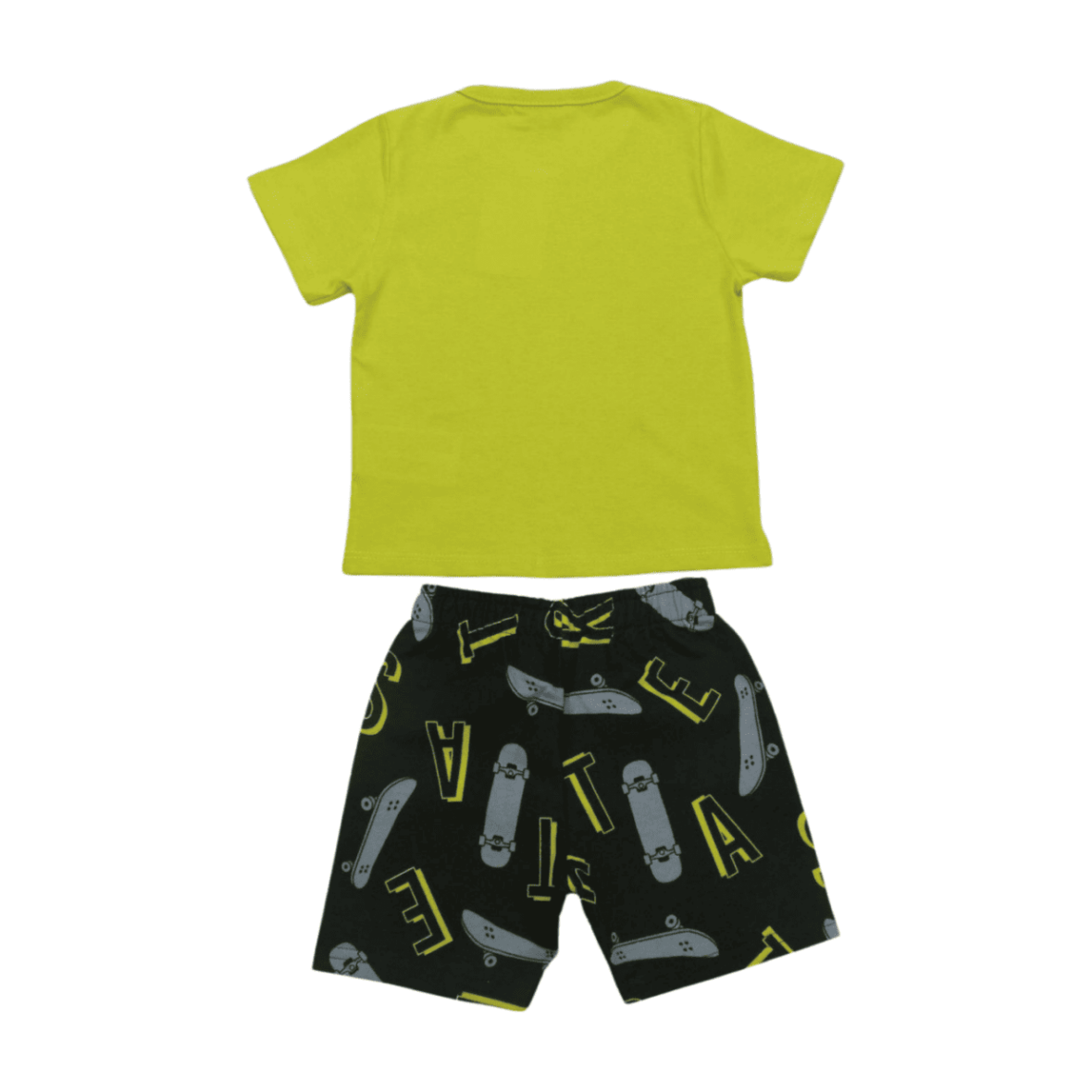 Conjunto Masculino Camiseta e Bermuda Estampada Skates 1000601 – Kyly