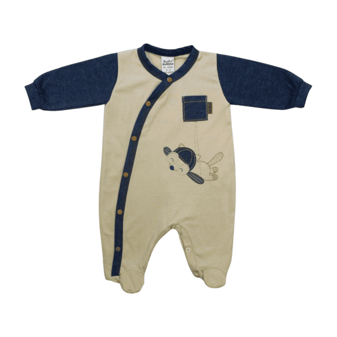 Macacão Malha Longo Masculino com Bolso 101049 – Sonho Mágico