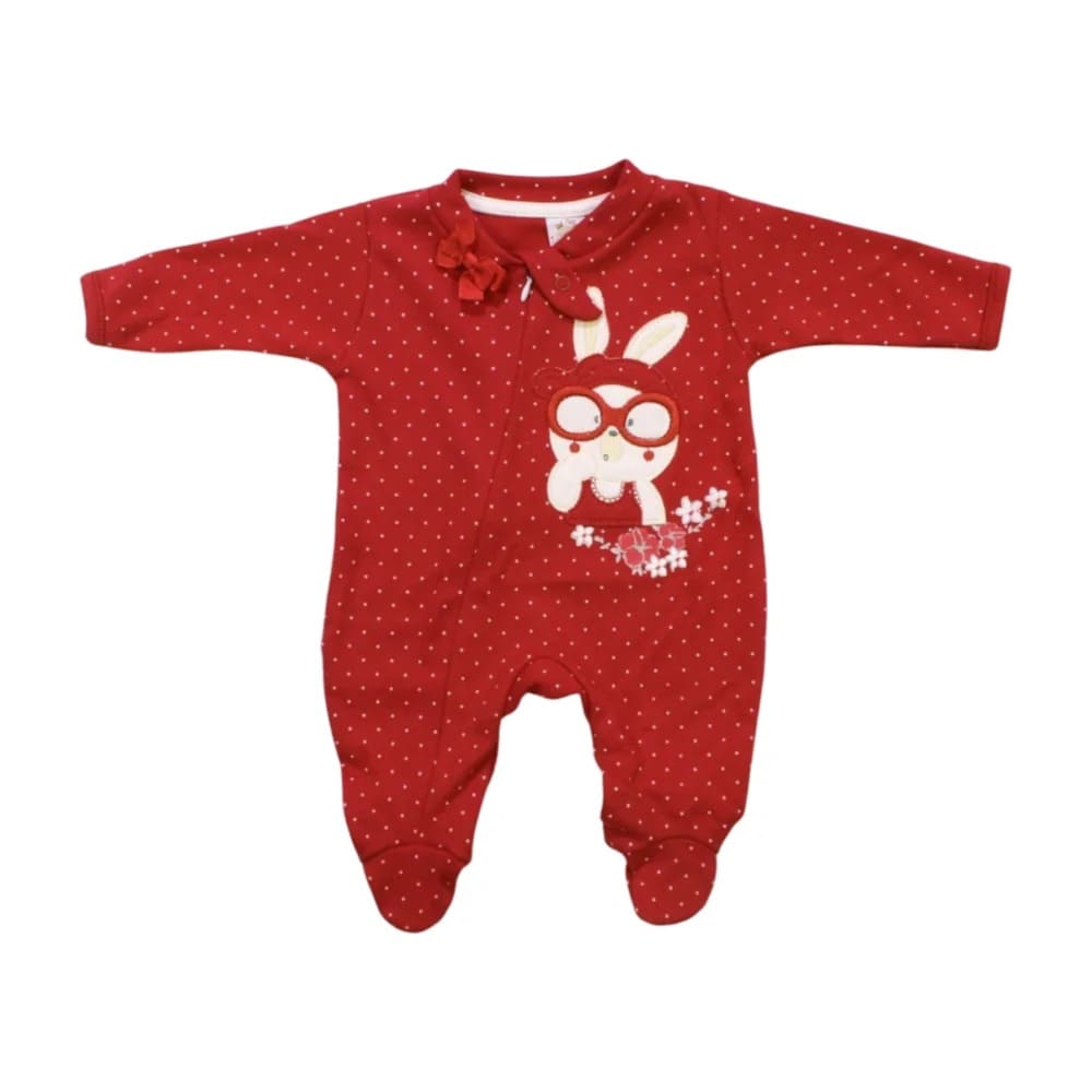 Macacão Suedine Longo com Ziper Feminino Coelha 551 – Nilly Baby