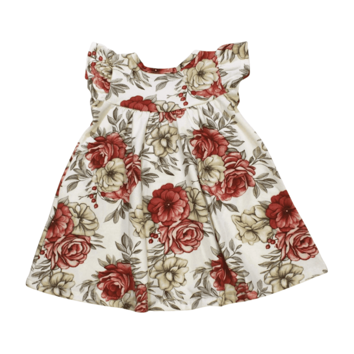 Vestido Manga Curta Estampa Flores 2000514 – Milon