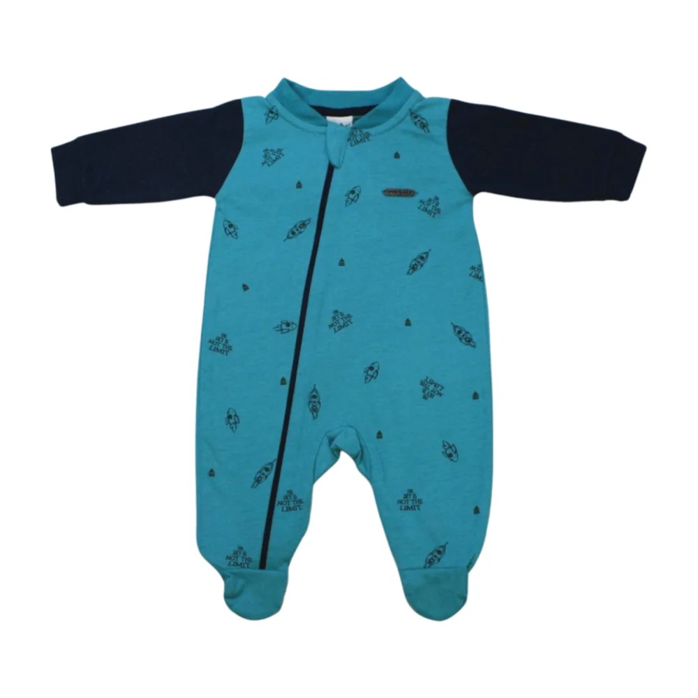 Macacão Malha Longo Masculino Zíper Foguete 132111 – Sonho Mágico