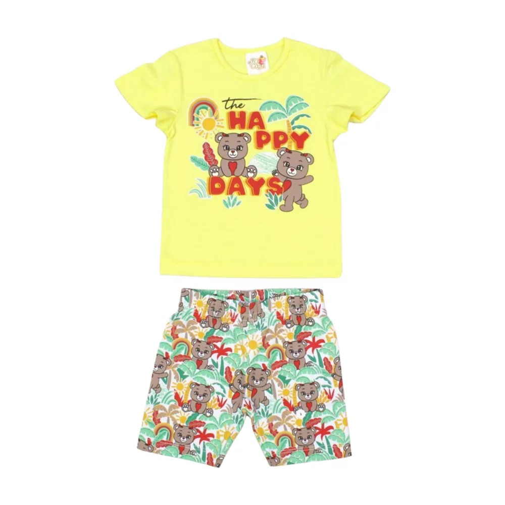 Conjunto Feminino Estampa Ursa 23513 – Jocaju