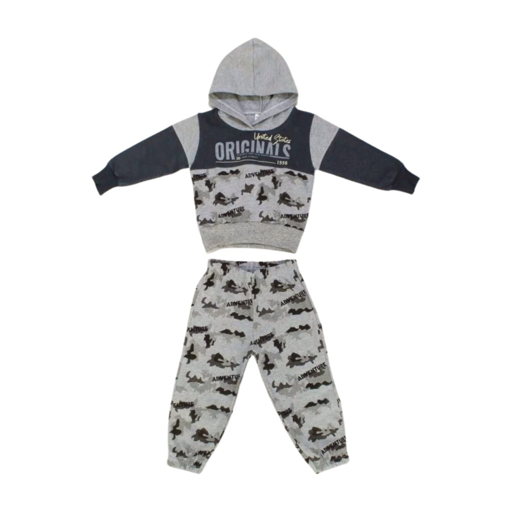 Conjunto Moletom Masculino com Capuz Adventure 23113 – Jocaju