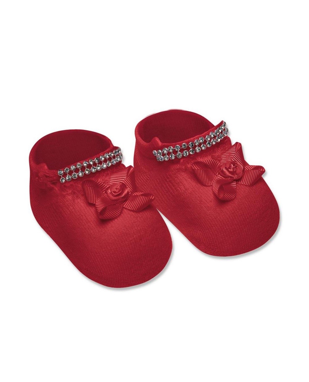 Meia Sapatilha com Strass 0 a 5 Meses 1003 - Selene