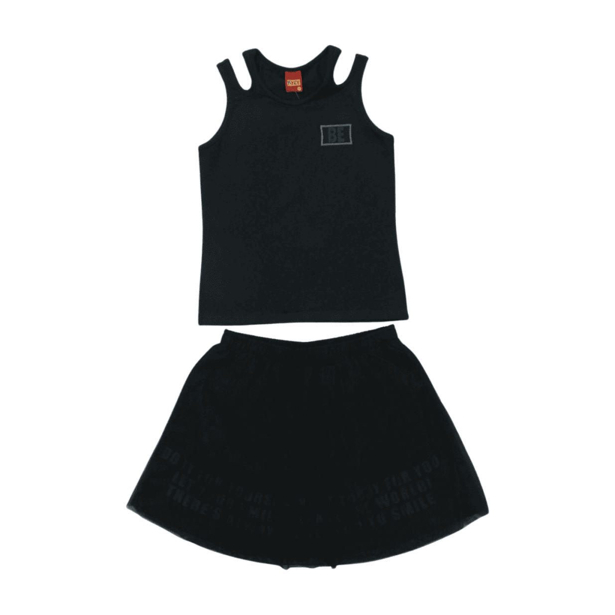 Conjunto Feminino Blusa e Saia com Tule 100066 - Kyly