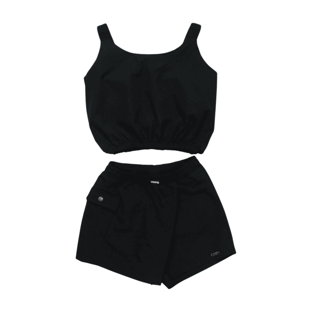 Conjunto Feminino Blusa e Shorts Saia Tecido com Cordão J90089 - b.Joe