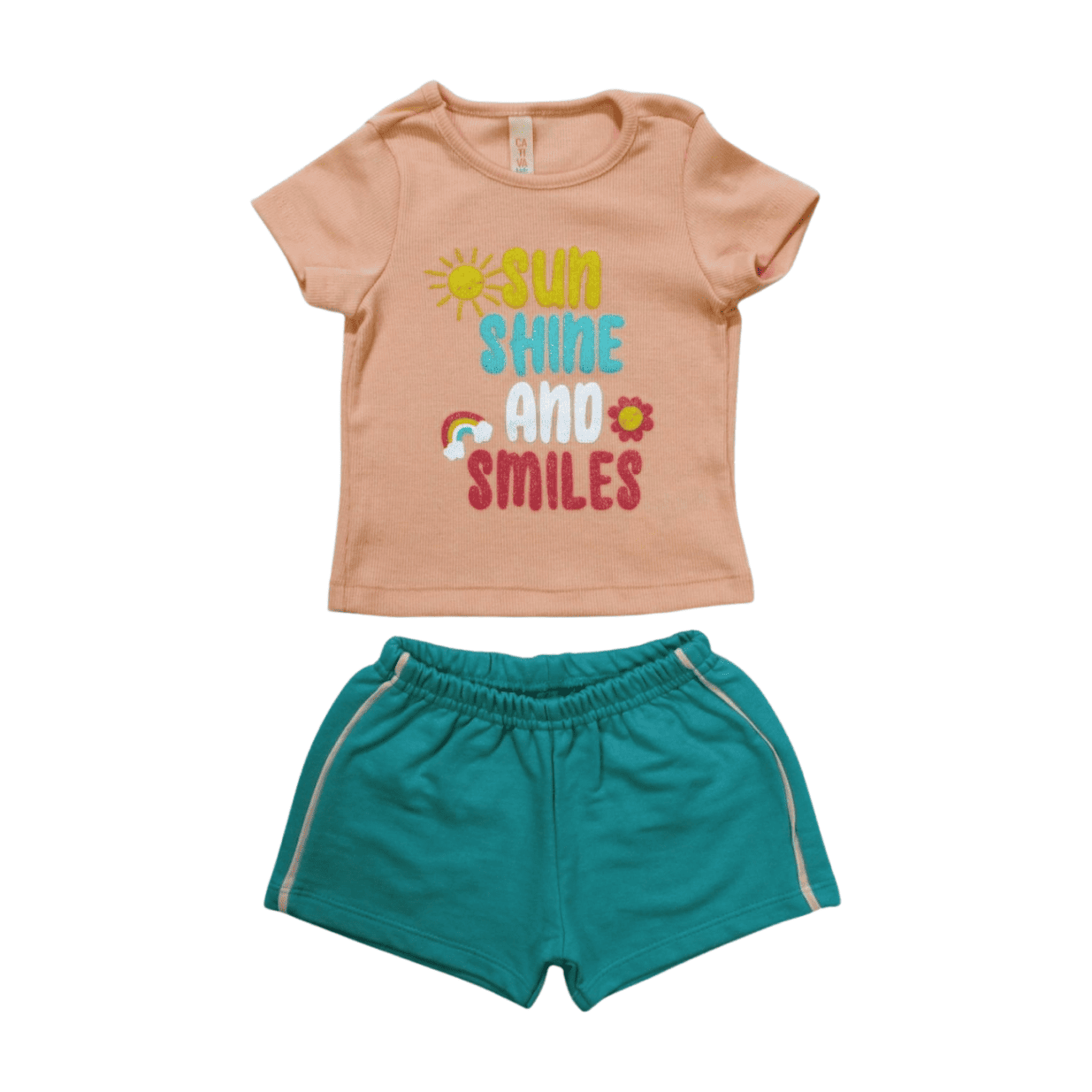 Conjunto Feminino Blusa Estampa Shine e Shorts C91276 - Cativa