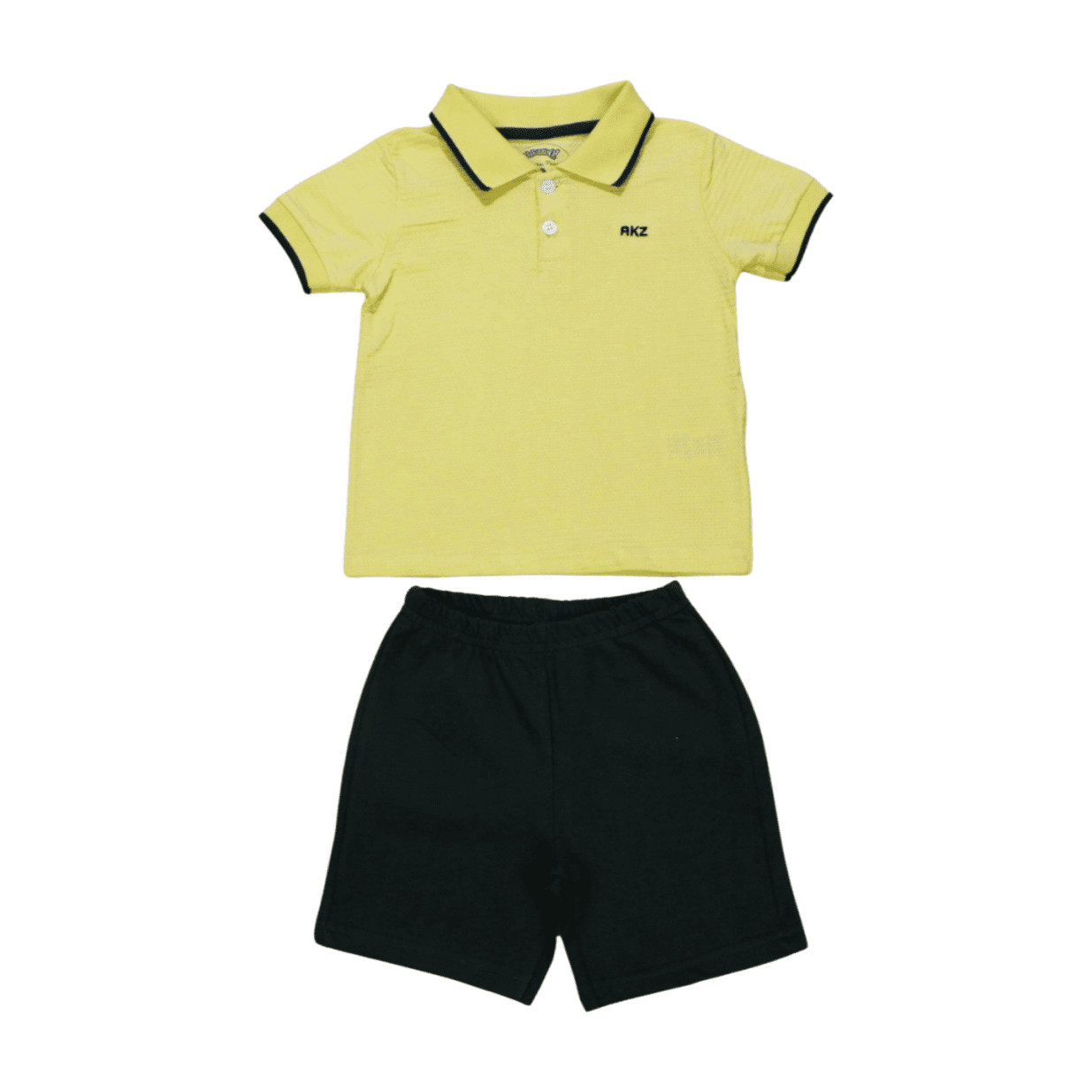 Conjunto Masculino Polo com Retilínea e Bermuda Moletinho 45347 - Alakazoo