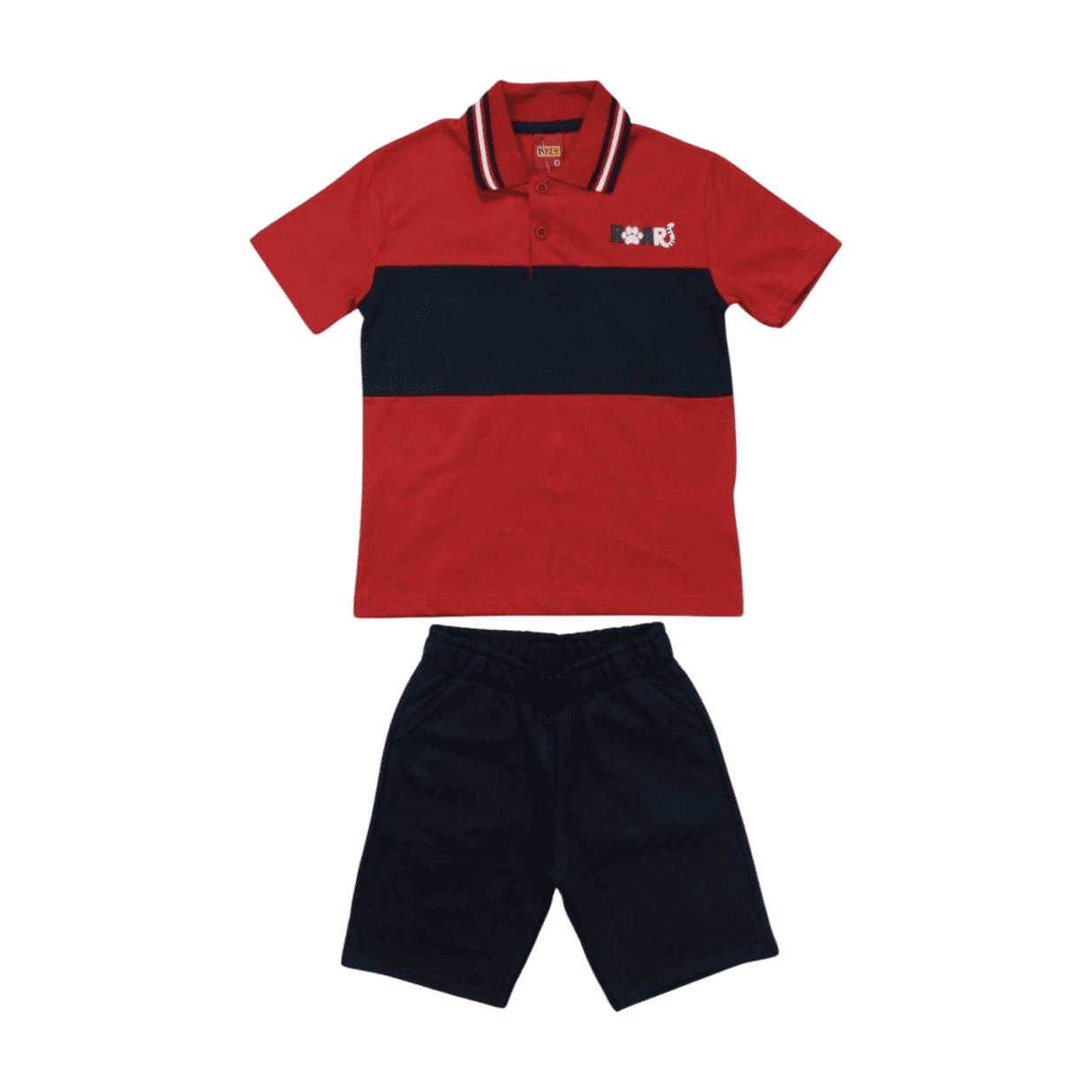 Conjunto Masculino Polo Roars e Bermuda Moletinho 1000371 - Kyly