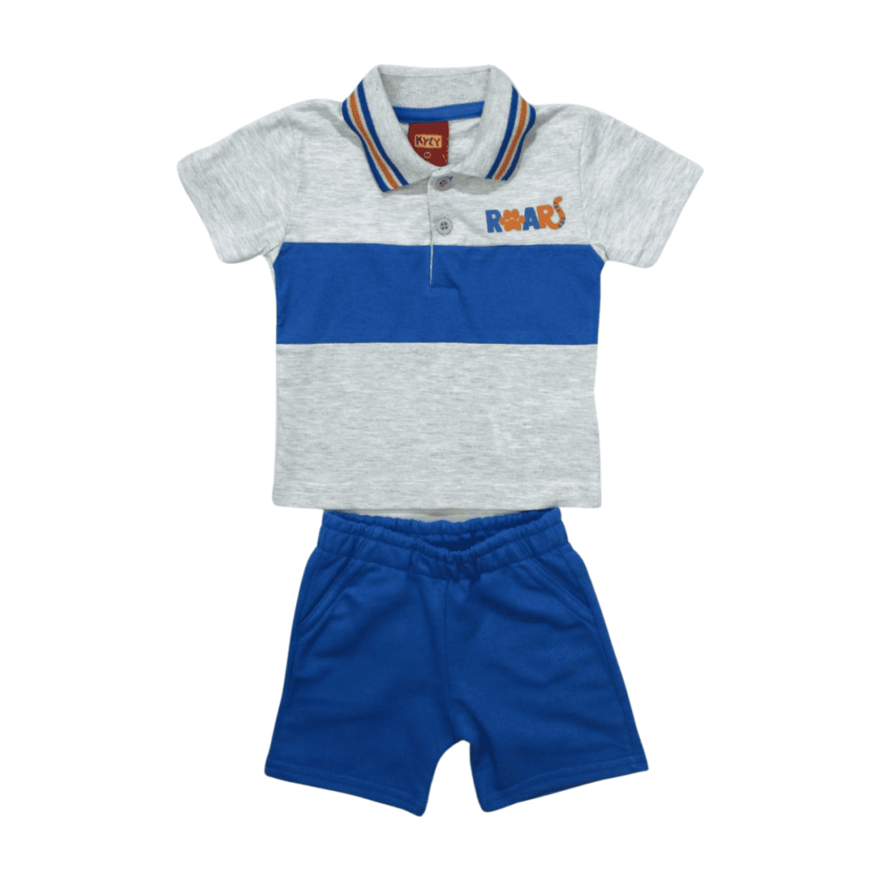 Conjunto Masculino Polo Roars e Bermuda Moletinho 1000371 - Kyly