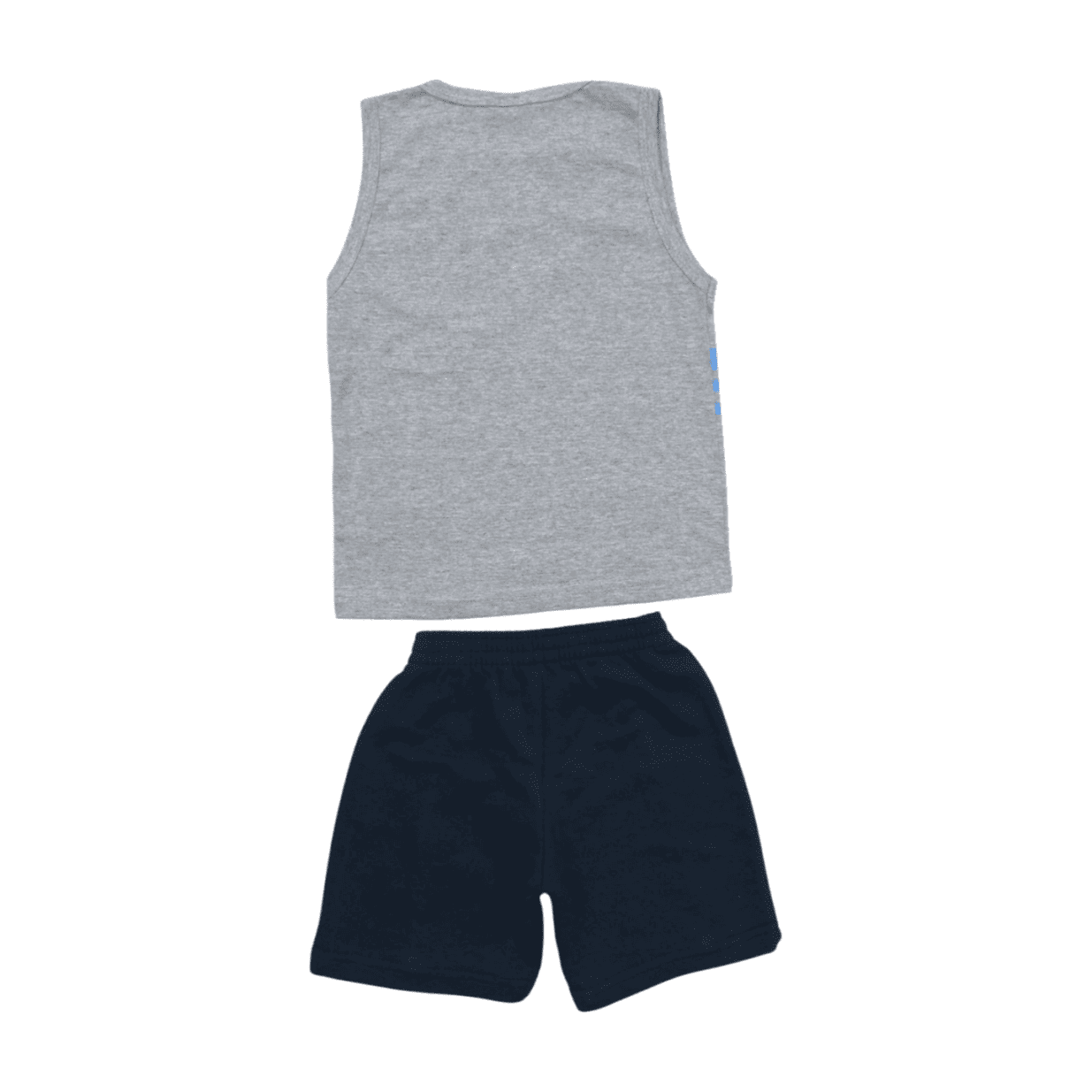 Conjunto Masculino Regata Estampa Barcos e Bermuda Moletinho 24721 - Leb