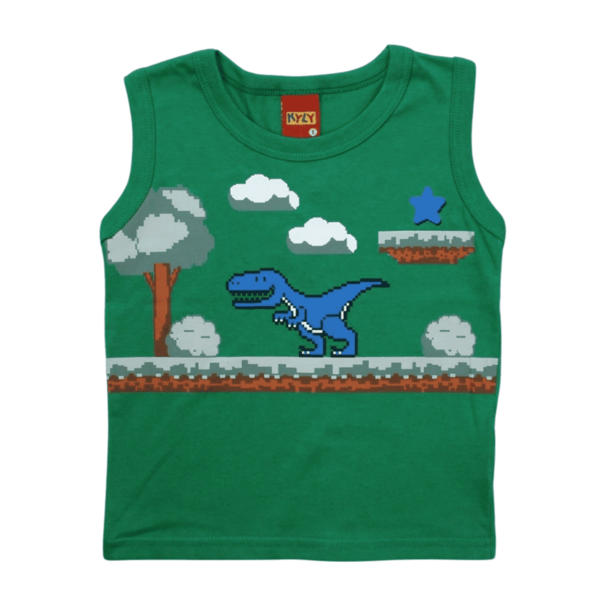 Regata Estampada Dinossauro 1000347 – Kyly