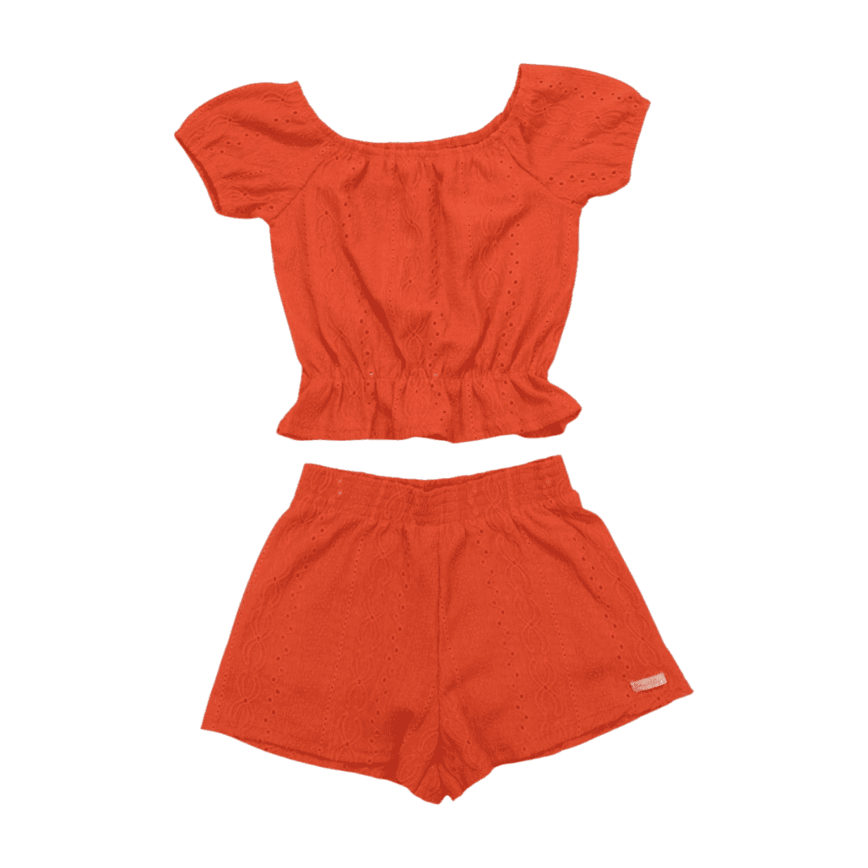 Conjunto Feminino Blusa e Shorts em Lesi 50970 - Kely Kety