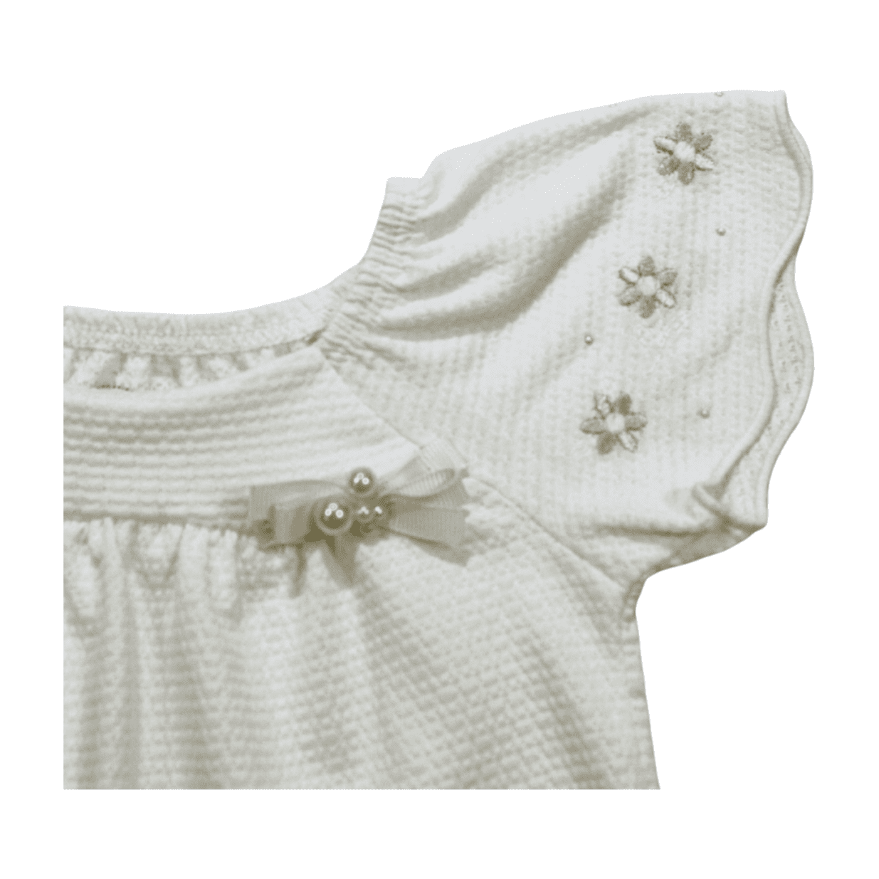 Conjunto Feminino Blusa Mangas com Bordado Flores e Shorts 46148 - Alakazoo
