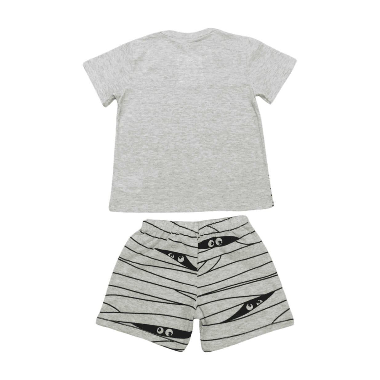 Pijama Curto Masculino Estampa Múmia Brilha no Escuro 22296 - Rollu