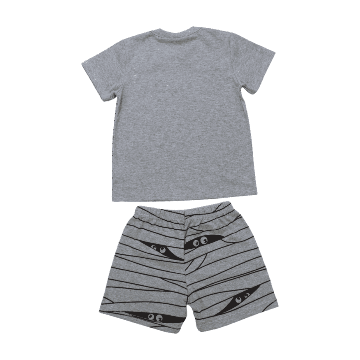 Pijama Curto Masculino Estampa Múmia Brilha no Escuro 22296 - Rollu