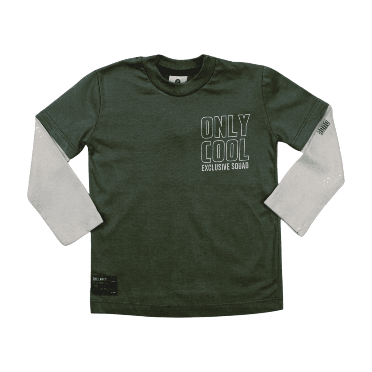 Camiseta Manga Longa Only 17620 - Abrange