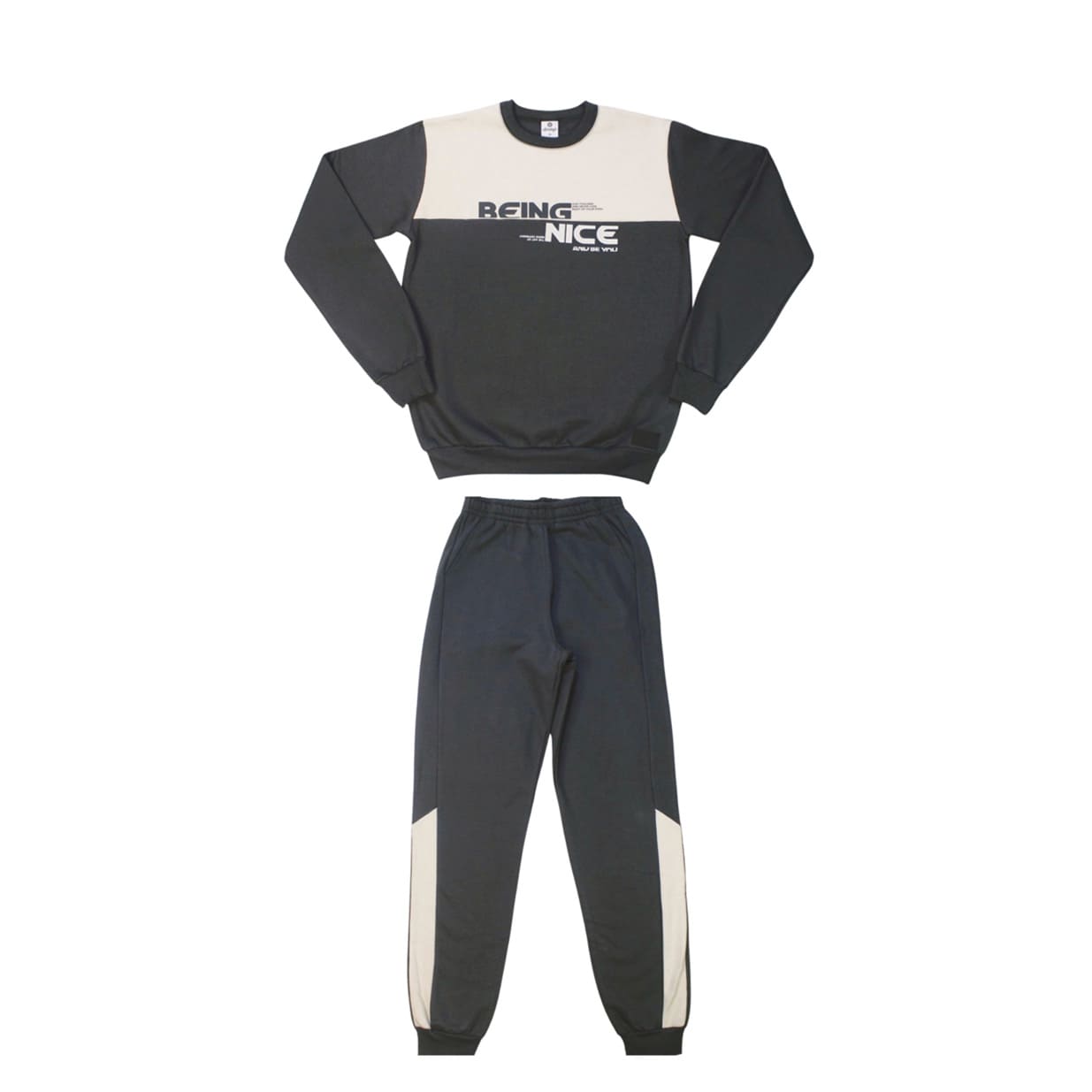 Conjunto Moletom Masculino Being Nice 19081 - Abrange