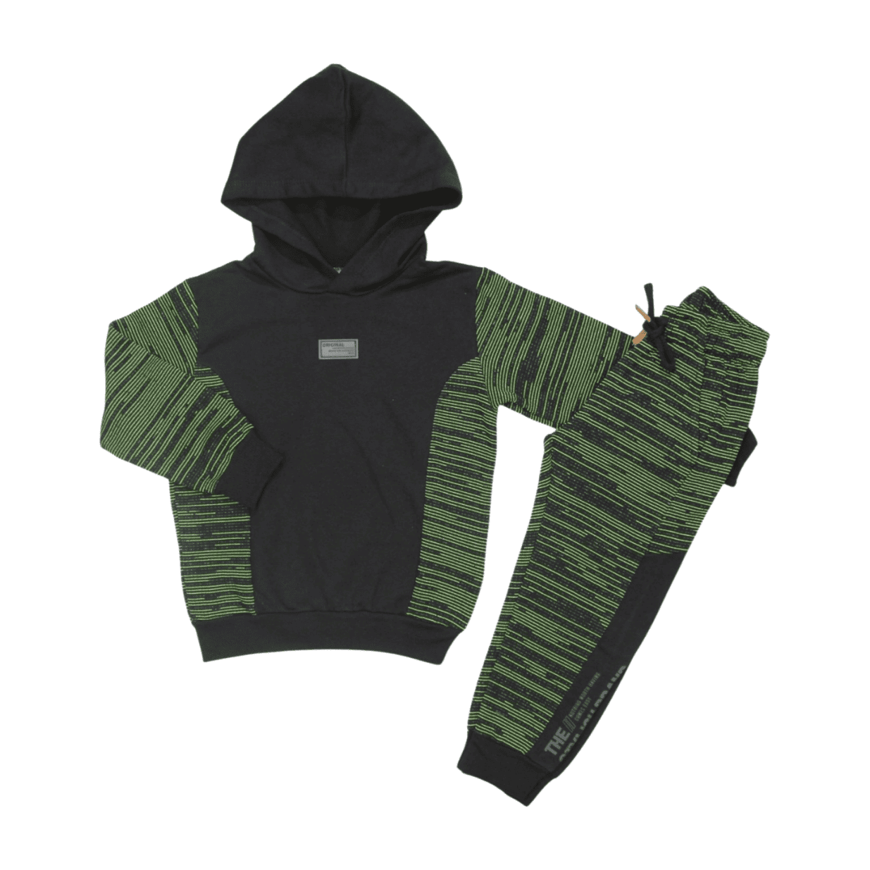 Conjunto Moletom Masculino Capuz Riscado Jogger 17628 - Abrange