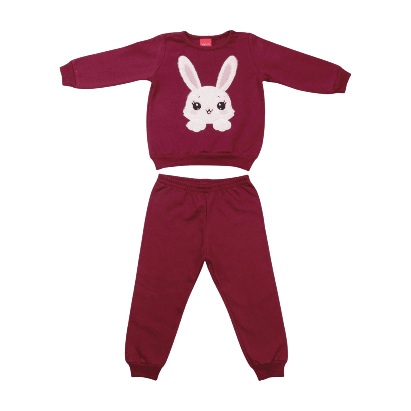 Agasalho Feminino Coelho Bordado em Pelúcia 60186 - Kely Kety