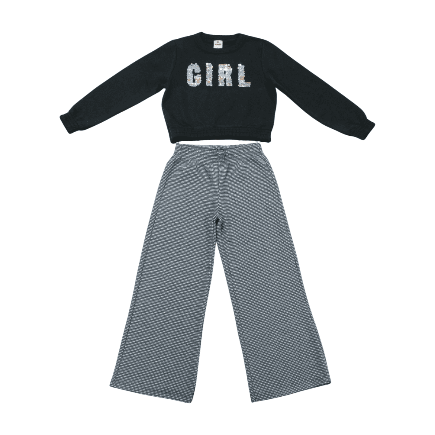 Agasalho Feminino com Bordado Girl Paetê 56012 - Brandili
