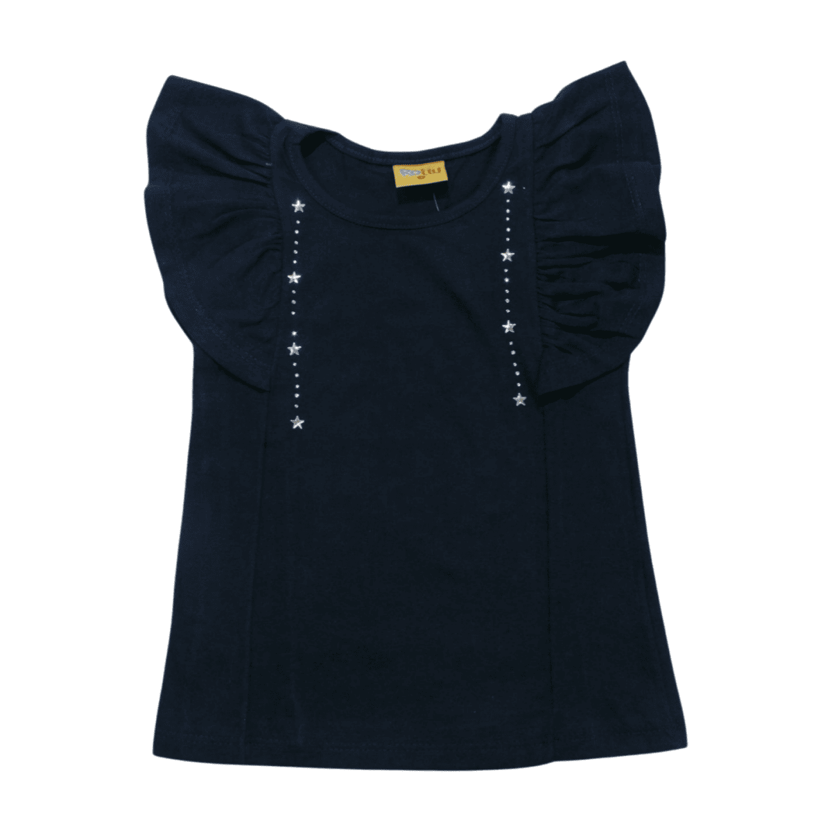 Blusa Manga Curta com Strass 22165 - Rollu