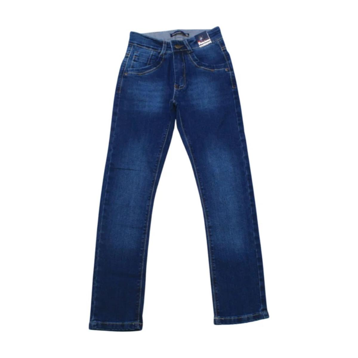 Calça Jeans Masculina com Regulagem no Cós 508 - Faos