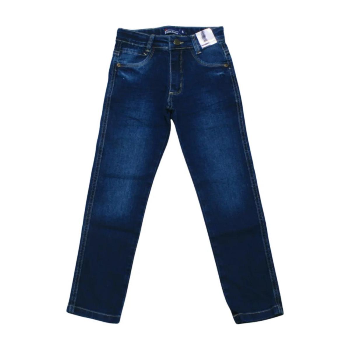 Calça Jeans Masculina com Regulagem no Cós 700 - Faos